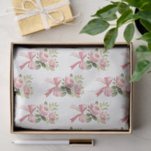 Coqueta Vintage Rosas y Lazos de Agua Rosa