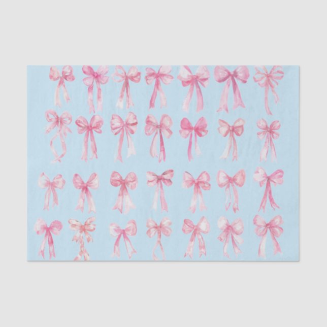 Papel De Seda coquette bows tissue paper (Anverso)