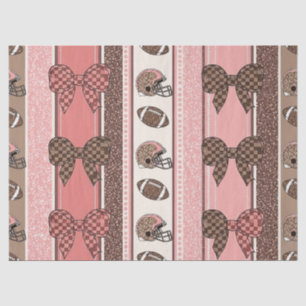 Papel De Seda Coquette Fútbol Lazos Patrón Leopardo (2)
