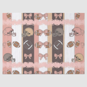 Papel De Seda Coquette Fútbol Lazos Patrón Leopardo (6)