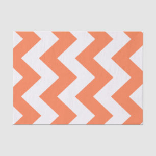 Papel De Seda Coral Bold Mod Chevron
