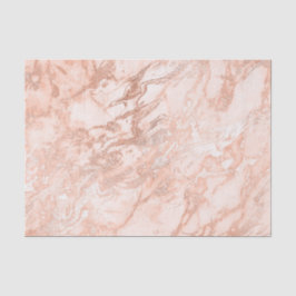 Papel De Seda Coral Peach Rosa Gold Rubor Metallic Marble Rubor
