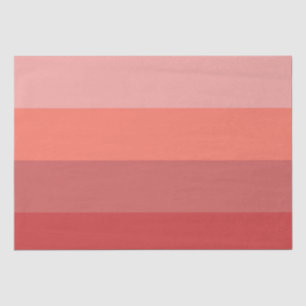 Papel De Seda Coral Pink Stripes