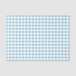 Papel De Seda Corazón azul