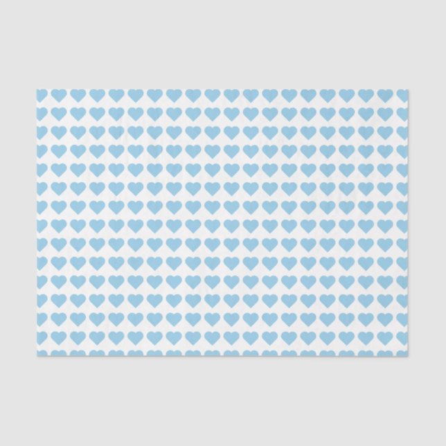 Papel De Seda Corazón azul (Anverso)