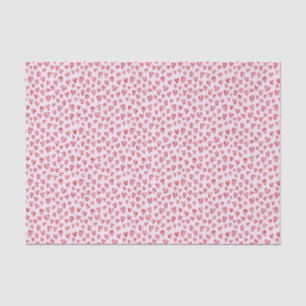 Papel De Seda Corazón de amor acuarela rosa