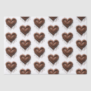 Papel De Seda Corazón de chocolate Valentine