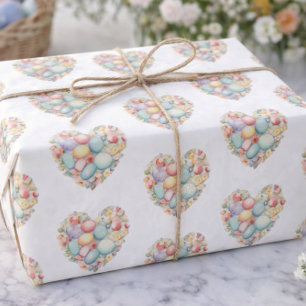Papel De Seda Corazón de Huevo de Pascua