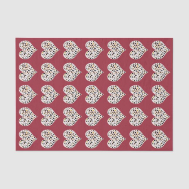 Papel De Seda Corazón de pollo (Anverso)