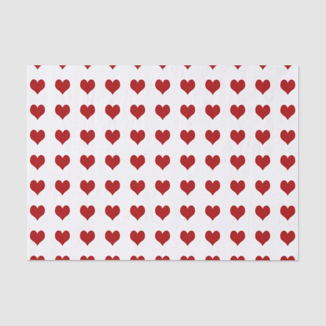 Papel De Seda Corazón de San Valentín (Anverso)