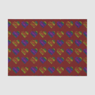 Papel De Seda Corazón de tigre 1
