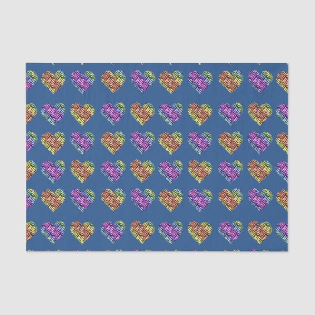 Papel De Seda Corazón de tigre 2 (Anverso)