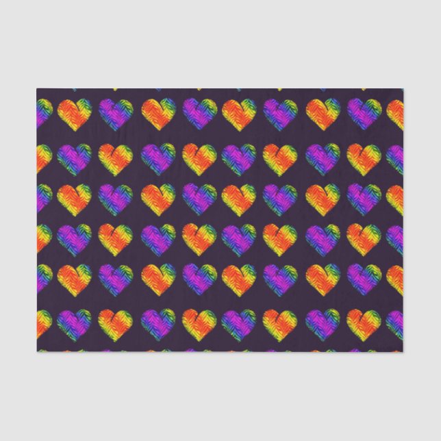 Papel De Seda Corazón de tigre 3 (Anverso)
