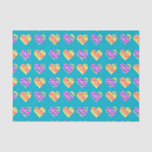 Papel De Seda Corazón de tigres 4 (Anverso)