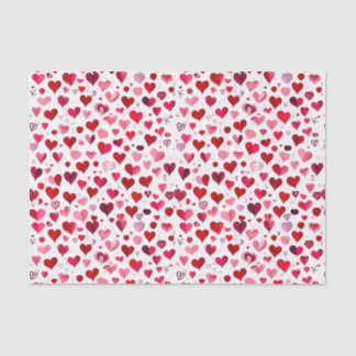 Papel De Seda Corazón de V-day
