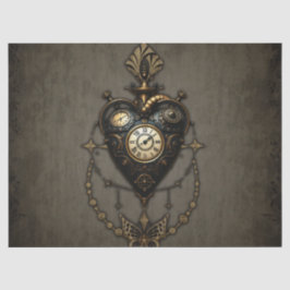 Papel De Seda Corazón de vapor,