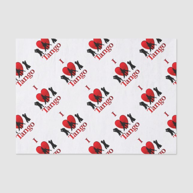 Papel De Seda Corazón del tango (Anverso)