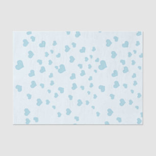 Papel De Seda Corazón flotante azul