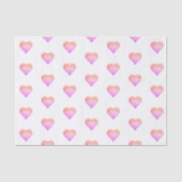 Papel De Seda corazón rosa