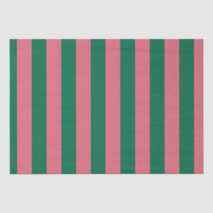 Papel De Seda Corazón Rosa Pickle Raya Verde