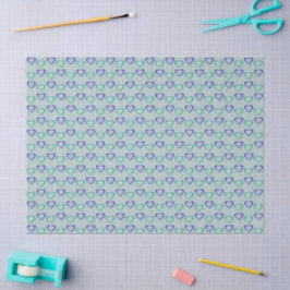 Papel De Seda Corazones