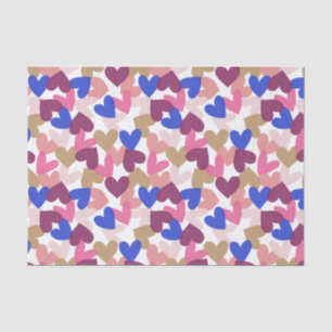Papel De Seda Corazones