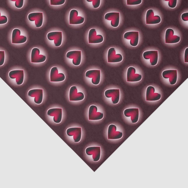 Papel De Seda Corazones (Detalle)