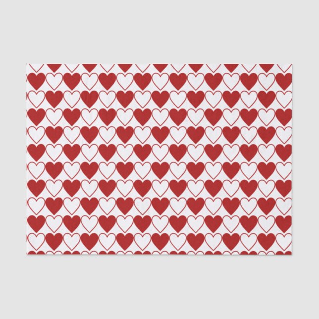 Papel De Seda Corazones (Anverso)