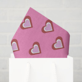 Papel De Seda Corazones