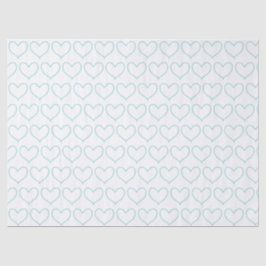 Papel De Seda Corazones azules de bonito