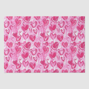 Papel De Seda Corazones de adormidera