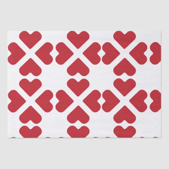 Papel De Seda corazones de amor (Anverso)