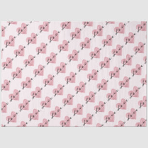 Papel De Seda Corazones de amor