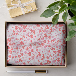 Papel De Seda Corazones de Amor Rojo – Colección de San Valentín