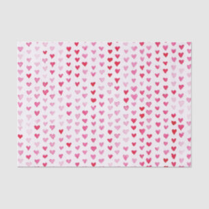 Papel De Seda Corazones de la acuarela