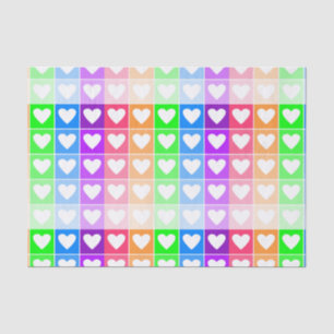 Papel De Seda Corazones de Ombre