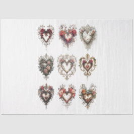 Papel De Seda Corazones de San Valentín de imágenes prediseñadas