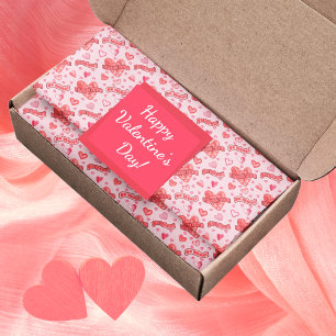 Papel De Seda Corazones de San Valentín que amo que seas mi patr