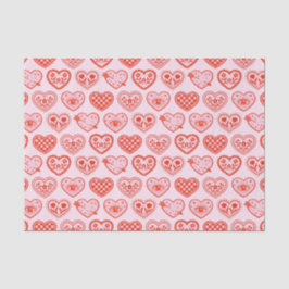 Papel De Seda Corazones Decorados
