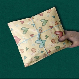 Papel De Seda Corazones divertidos para el bebé