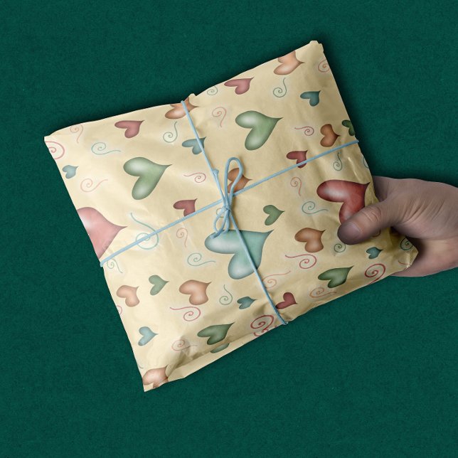 Papel De Seda Corazones divertidos para el bebé (Subido por el creador)