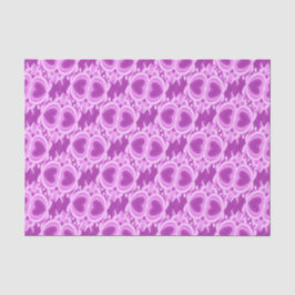 Papel De Seda Corazones Purpuras Espejados