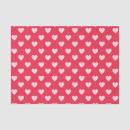 Papel De Seda Corazones Rojos (Diseño 44 Serie Roja)