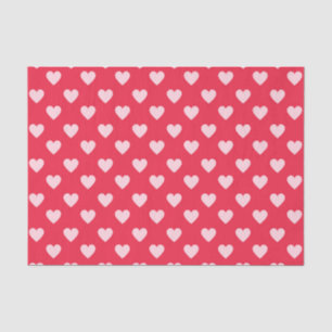 Papel De Seda Corazones Rojos (Diseño 44 Serie Roja)