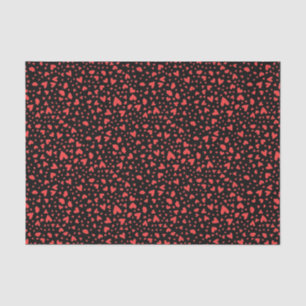 Papel De Seda Corazones rojos y besos