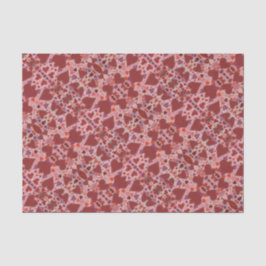 Papel De Seda corazones rojos y rosas