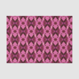 Papel De Seda Corazones rosados Damask
