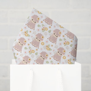 Papel De Seda cordero lindo bebé 