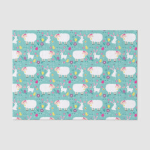 Papel De Seda Corderos de Pascua