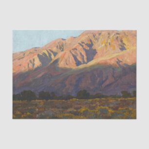 Papel De Seda Cordillera Inyo al atardecer, Pino solitario de Ma